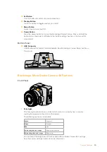 Предварительный просмотр 10 страницы Blackmagicdesign Micro Studio Camera 4K Installation And Operation Manual