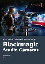 Предварительный просмотр 179 страницы Blackmagicdesign Micro Studio Camera 4K Installation And Operation Manual