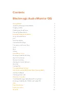 Preview for 3 page of Blackmagicdesign Teranex Mini IP Video 12G Installation And Operation Manual