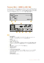 Preview for 102 page of Blackmagicdesign teranex mini Installation And Operation Manual