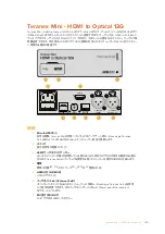 Preview for 140 page of Blackmagicdesign teranex mini Installation And Operation Manual