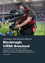 Blackmagicdesign URSA BROADCAST Installation And Operation Manual preview