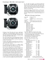 Предварительный просмотр 7 страницы Blackmagicdesign URSA Mini 4.6K Quick Start Manual