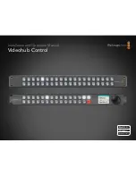 Предварительный просмотр 1 страницы Blackmagicdesigngi Videohub Master Control Installation And Operation Manual