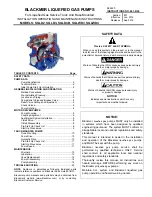 Preview for 1 page of BLACKMER SGLD2 Installation, Operation And Maintenance Instructions