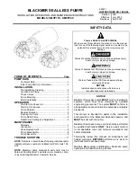 BLACKMER SMVP15C Instructions Manual preview