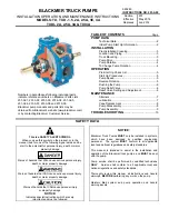 Preview for 1 page of BLACKMER TX1.5 Installation, Operation And Maintenance Instructions