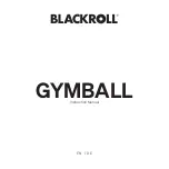 BLACKROLL GYMBALL Instruction Manual preview