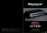 Blackstar Amplification Unity U700H Elite Owner'S Manual предпросмотр