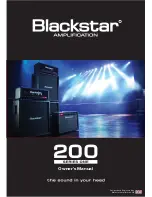 Preview for 1 page of Blackstar 200 Series One Owner'S Manual