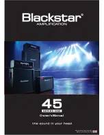 Preview for 1 page of Blackstar 45 Series One Owner'S Manual