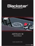 Blackstar Artisan Artisan 30 Owner'S Manual preview