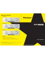 Preview for 1 page of Blackstar HT-DRIVE Classic Drive Owner'S Manual