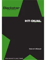 Preview for 1 page of Blackstar HT-DUAL Owner'S Manual