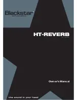 Blackstar HT-REVERB Owner'S Manual preview