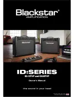 Blackstar ID:15TVP Owner'S Manual preview