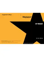 Blackstar LT-DIST Owner'S Manual preview