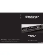 Blackstar LT-ECHO 15 Owner'S Manual preview