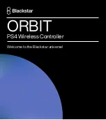 Blackstar ORBIT User Manual preview