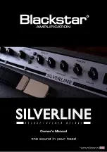 Blackstar SILVERLINE DELUXE Owner'S Manual preview