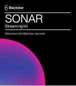 Preview for 1 page of Blackstar Sonar User Manual