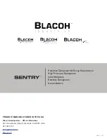 Предварительный просмотр 13 страницы Blacoh Sentry XPB Installation And Operation Manual