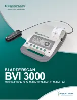 BLADDERSCAN BVI 3000 Operation & Maintenance Manual предпросмотр