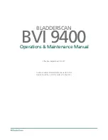 Предварительный просмотр 3 страницы BLADDERSCAN BVI 9400 Operation & Maintenance Manual