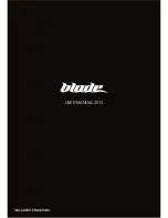 Blade 2013 LADY FAT User Manual preview