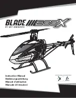 Предварительный просмотр 1 страницы Blade 600X series Instruction Manual