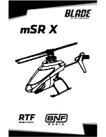 Blade mSR X User Manual preview