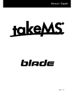 Blade takeMS Manual предпросмотр