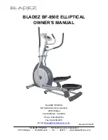 Preview for 1 page of BLADEZ BF-850E Owner'S Manual