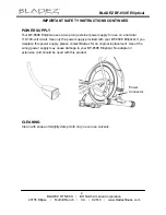 Preview for 5 page of BLADEZ BF-850E Owner'S Manual