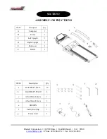 Предварительный просмотр 6 страницы BLADEZ BLADEZ T2 BASIC - PARTS Manual