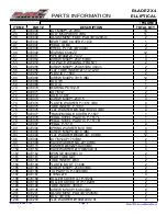 Preview for 5 page of BLADEZ BLADEZ X4 Illustrated Parts Manual