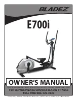 BLADEZ E700i Owner'S Manual preview