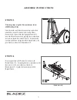 Preview for 8 page of BLADEZ Elliptical X-350p Owner'S Manual