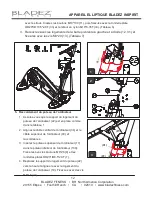 Preview for 40 page of BLADEZ INSPIRIT ELLIPTICAL Owner'S Manual