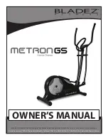 BLADEZ METRON GS Owner'S Manual preview