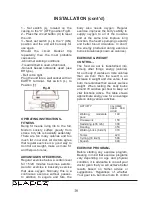 Предварительный просмотр 18 страницы BLADEZ prisma Supra Owner'S Manual