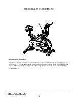 Preview for 13 page of BLADEZ PTS68 Master Bike Owner'S Manual