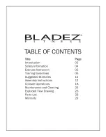 Preview for 2 page of BLADEZ SC3iB Owner'S Manual