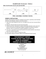 Preview for 9 page of BLADEZ Spinpower HW3017 Owner'S Manual