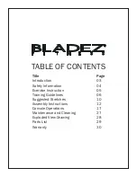 Preview for 2 page of BLADEZ ST7i Owner'S Manual