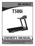 Предварительный просмотр 1 страницы BLADEZ T500i Owner'S Manual