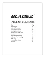 Предварительный просмотр 2 страницы BLADEZ TRANSOM Owner'S Manual