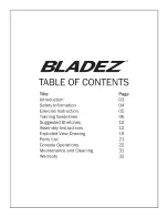 Предварительный просмотр 2 страницы BLADEZ U240 Owner'S Manual