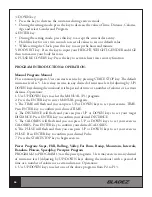 Preview for 26 page of BLADEZ U300II Owner'S Manual