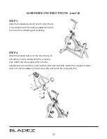 Preview for 13 page of BLADEZ VeloPro HW3017B Owner'S Manual